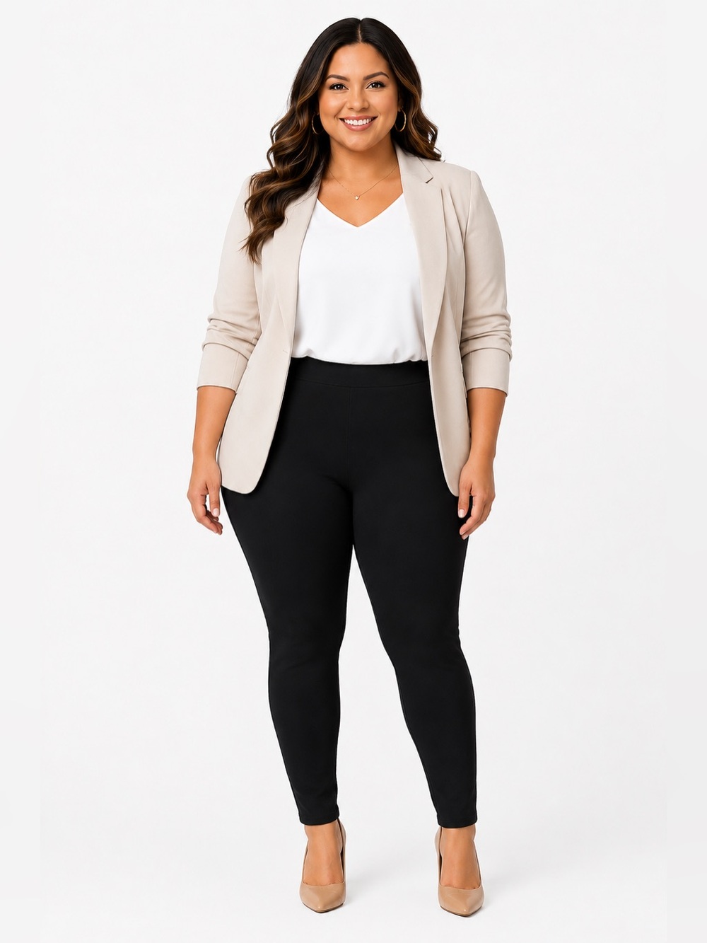J. Jill Black Straight-Leg Pants